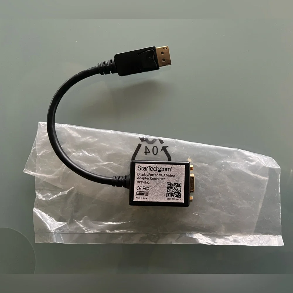 NEW StarTech DP2VGA2 Displayport To VGA Video Converter for Computer TV Monitor